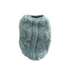 YUEMOL küçük köpek ceketi Polar Kazak Pet Giyim Sevimli Dalgalı Çift taraflı Yavru Yavru Mont Küçük Orta Köpekler Kediler için Kazak Sıcak Kış Kıyafeti (Color : B, Size : Small)