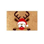 YUEMOL Noel kapısı yatağı. Noel Tema Mutfak Yatak Odası Giriş Paspas ， Oturma Odası Halı Banyo Kaymaz Giriş Halısı (Color : B, Size : 40X60cm)