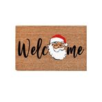 YUEMOL Noel kapısı yatağı. Noel Tema Mutfak Yatak Odası Giriş Paspas ， Oturma Odası Halı Banyo Kaymaz Giriş Halısı (Color : D, Size : 40X60cm)