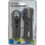 YUES PS Move & Navigation Controller Silikon Kılıf Seti – PS3/PS4 Move Uyumlu, Kaymaz Kavrama, Tam Kesim, Kolay Montaj - Gri