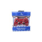 YUES PS3 DualShock 3 Uyumlu Kablosuz PS3 Joystick – Kırmızı, Titreşim Destekli Şarjlı Oyun Kolu