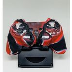 Yues Ps3 Joystick Silikon Dualshock Koruyucu Desenli Kırmızı Siyah-Renkli Kılıf