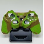 Yues Ps3 Joystick Silikon Dualshock Koruyucu Desenli Yeşil Kahve-Renkli Kılıf