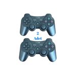 YUES PS3 Uyumlu Kablosuz Oyun Kolu 2’li Set – DualShock 3 PS3 Joystick Titreşimli Şarjlı Controller