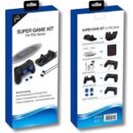 YUES PS4 Aksesuar Seti 5 Parça – PS4/PS4 Slim/PS4 Pro Uyumlu, Koruyucu & Bakım, Kolay Kurulum