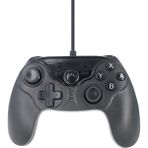 YUES Switch Pro Controller – Kablolu Oyun Kolu/Joystick (Nintendo Switch & PC Uyumlu) - Siyah