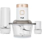 Yui M-2001 3'ü 1 Arada 2 Kademeli Hız Ayarlı Beyaz Blender Seti