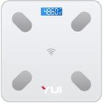 Yui TZC-001 Beyaz Yağ Ölçer Çok Fonksiyonlu Akıllı Bluetooth Şarjlı Tartı