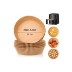 Yui Xiaomi, Philips, Arzum, Tefal, Kumtel Uyumlu 20cm Hava Fritözü Airfryer Pişirme Kağıdı