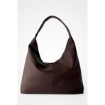 Yuka Atelier Laura Salaş Görünümlü ve Geniş Hacimli Suni Deri Kadın Shopper Omuz Çantası