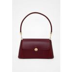 Yuka Atelier Marla Vintage Tasarımlı Bordo Kadın Omuz Çantası