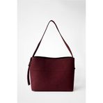 Yuka Atelier Tera Süet Kemer Detaylı Ayarlanabilir Askılı Shopper Çanta