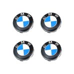 YUKATİCARET Bmw 3 Serisi E90 2005-2013 Logolu Jant Göbeği Seti 65mm- 68mm