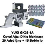 Yuki Gk26-1A Çuval Ağzı Dikiş Makinesı + 20 Adet İğne + 15 Bobin İp