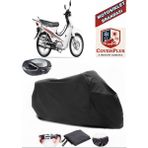 Yuki YK-100-7A Gusto Branda Siyah Arka Çanta Uyumlu(Topcase) Motosiket Brandası Motor Örtüsü Çadır Su Geçirmez Motosiklet Kılıfı Motor Brandası,lastikli,taşıma Torbalı