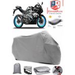 Yuki YK250 Branda Gri Motosiket Brandası Motor Örtüsü Çadır Su Geçirmez Motosiklet Kılıfı Motor Brandası,lastikli,taşıma Torbalı - Arka Çanta UYUMSUZ