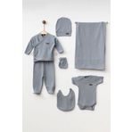 yukobaby bebeğiniz için en doğalı Bebek 7’li Basic Yenidoğan Hastane Çıkışı Zıbın Seti yk78683