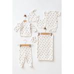 yukobaby bebeğiniz için en doğalı Bebek 7’li I Love Mam&Dad Yenidoğan Hastane Çıkışı Zıbın Seti yk78883