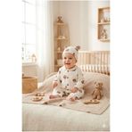 yukobaby bebeğiniz için en doğalı BEBEK BEAR MÜSLİN %100 PAMUK TULUM YENİDOĞAN HASTANE ÇIKIŞI BEBEK KIYAFETİ YK2055