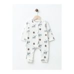 yukobaby bebeğiniz için en doğalı BEBEK LİTTLE RABBİT 3-6-9 AY PAMUKLU MANŞETŞİZ TULUM YENİDOĞAN HASTANE ÇIKIŞI BEBEK KIYAFETİ YK0755