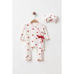 yukobaby bebeğiniz için en doğalı KIZ BEBEK BONELİ FIRFIRLI JAKARLI 3-6-9-12 AY %100 PAMUKLU TULUM YENİDOĞAN HASTANE ÇIKIŞI BEBEK TAKIM