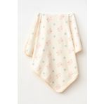 yukobaby bebeğiniz için en doğalı Kuzulu Pembe Naturel Pamuklu 80x90 cm Tek Kat Bebek Battaniye İrm96