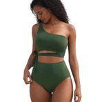 YÜKSEK BEL BIKINI ALTI DB20005BA HAKİ