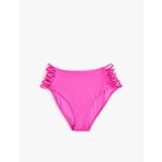 Yüksek Bel Bikini Altı Yanları İpli Astarlı