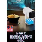 Yüksek Çözünürlük Şarjlı Taşınabilir Oto Odaklı Projeksiyon Cihazı