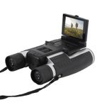 Yüksek güçlü Dürbün, 2.4 inç LCD Ekran 12 X 32 Dijital Kamera Video Kayıt, 8x Dijital Zoom Buküler 48MP Kuş Gözlemi Futbol Konserleri Avları