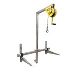 Yüksek İrtifa Klima Kurulum Alet Seti - Manuel Vinç + Braket, 1-3HP Üniteleri için Kaldırma Vinci, Verimli Montaj ve Sökme (15 m Vinç)
