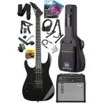 Yüksek Kalite 50W Amfili Elektro Gitar - Black Rosewood