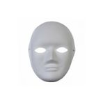 YÜKSEK KALİTE LASTİKLİ Boyanabilir Boyama Maskesi Kağıt Karton Maske - 25 Adet