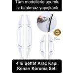 Yüksek Kaliteli Araç Kenar Koruma Şeridi Şeffaf Koruyucu Filmi Araba Kapı Boya Anti Çizilme