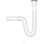 Yüksek Kaliteli Çelik Süzgeçli Lavabo Gider Hortumu - 150 Cm