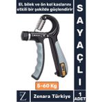 Yüksek Kaliteli Ergonomik El Bilek Kol Güçlendiren Kas Yapma Ayarlanabilir Sayaçlı 5-60 kg El Yayı - Standart - Renkli