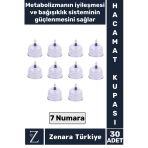 Yüksek Kaliteli Metabolizma Etkili Vakumlu Hacamat Kupası 7 Numara 30 Adet