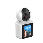 Yüksek netlikte WIFI Görüntülü Arama PT Kamera 1080P 360 derece Panoramik Görünüm Akıllı Güvenlik Kamerası Tek Tıklamayla Arama Fonksiyonu İki Yönlü Video İzleme Ev Yaşlıları ve Çocuklar için Yüksek