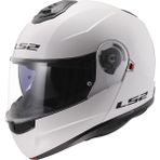 Yüksek Performanslı Ls2 Strobe 2 Beyaz Motosiklet Kaskı Çene Açılır Tasarım ve Hipoalerjenik İç Pedler