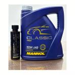 Yüksek Performanslı Mannol Classic 7505 10W40 4L Ester Motor Yağı Ve 9956 Diesel Jet Cleaner Dizel Enjektör Temizleyici 250 Ml