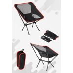 Yüksek Pratik Portatif El Çantalı Kamp Sandalyesi Katlanır Piknik Rahat Küçük Sandalye - 6456 Ecorce Tube Marron - Polyester
