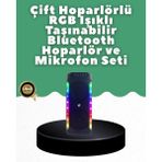 Yüksek Ses Güçlü Kablosuz Hoparlör Karaoke Mikrofonlu Midastech