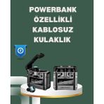 Yüksek Ses Kaliteli Kablosuz Bluetooth Kulaklık Suya Dayanıklı ( Lisinya )
