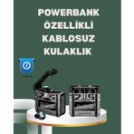 Yüksek Ses Kaliteli Kablosuz Bluetooth Kulaklık Suya Dayanıklı