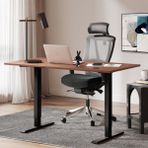 Yüksekliği Ayarlanabilir Ergonomik Bilgisayar & Çalışma Masası - Ceviz - 120*60 - Ahşap - Ceviz