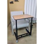 Yükseklik Ayarlı Mdf Laptop Masası - 40X60 Cm, Tekerlekli