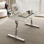 Yükseklik ve Açı Ayarlı Laptop Sehpası | Katlanır Çalışma Masası - 70X40 - Gri