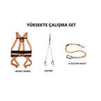 Yüksekte Çalışma Set (Emniyet Kemeri-Lanyard-Tool Lanyard)
