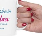 Yüksel Halaya Hediye Seramik Bardak ,Anneler Günü Hediyesi Bardak ,Doğum Günü Hediyesi