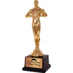 Yüksel Kişiye Özel Yılın En Iyi Babası Oscar Ödülü ,Metal Levhaya Isim Basılabilir Ürün